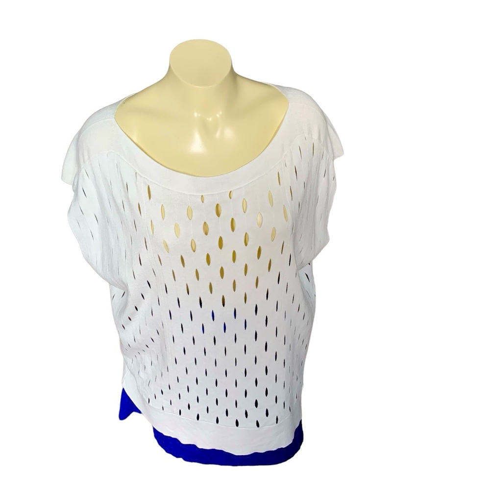 Lafayette 148 Sleeveless Light Cream Top in Size Large